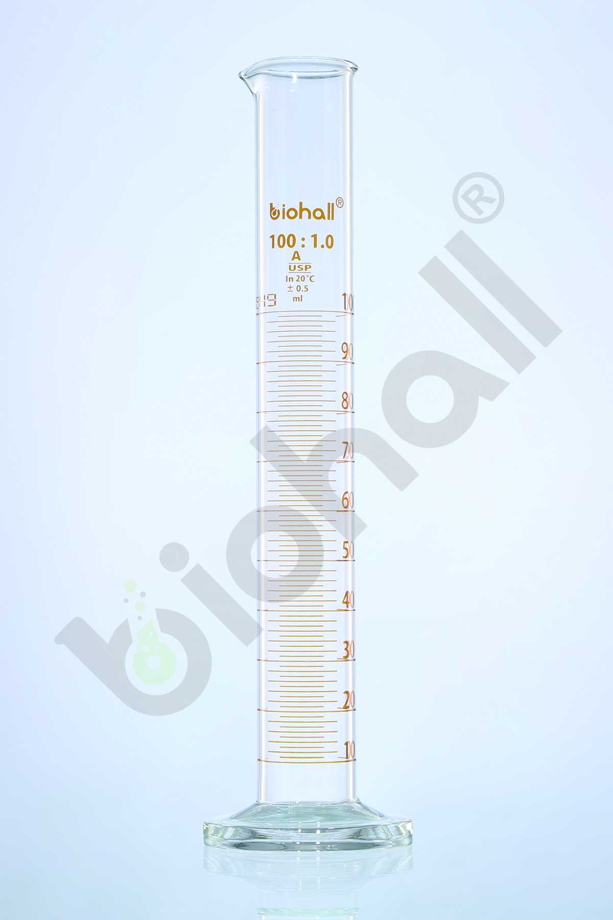 Measuring Cylinder Round Base, Individual Certified (USP)